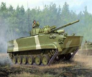 军模--［小号手］01528 1/35 俄罗斯BMP-3步兵战车标准型坦克